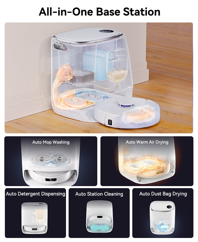 All-in-One Robot Vacuum base station