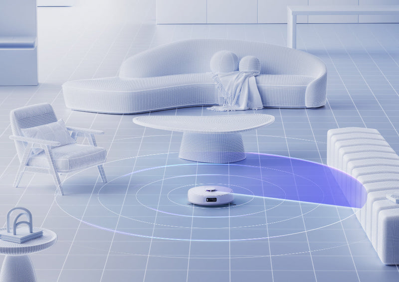 Robot Vacuum 360° room scanning