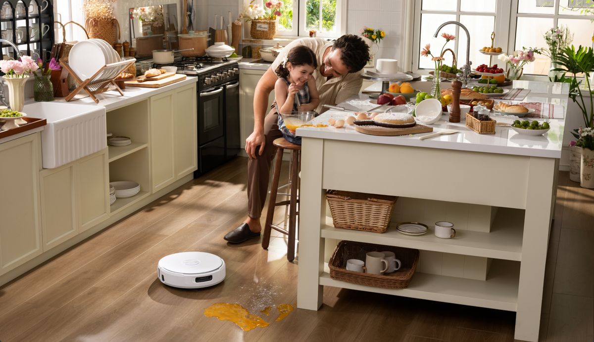 Kitchen floor cleaning with 140°F hot water