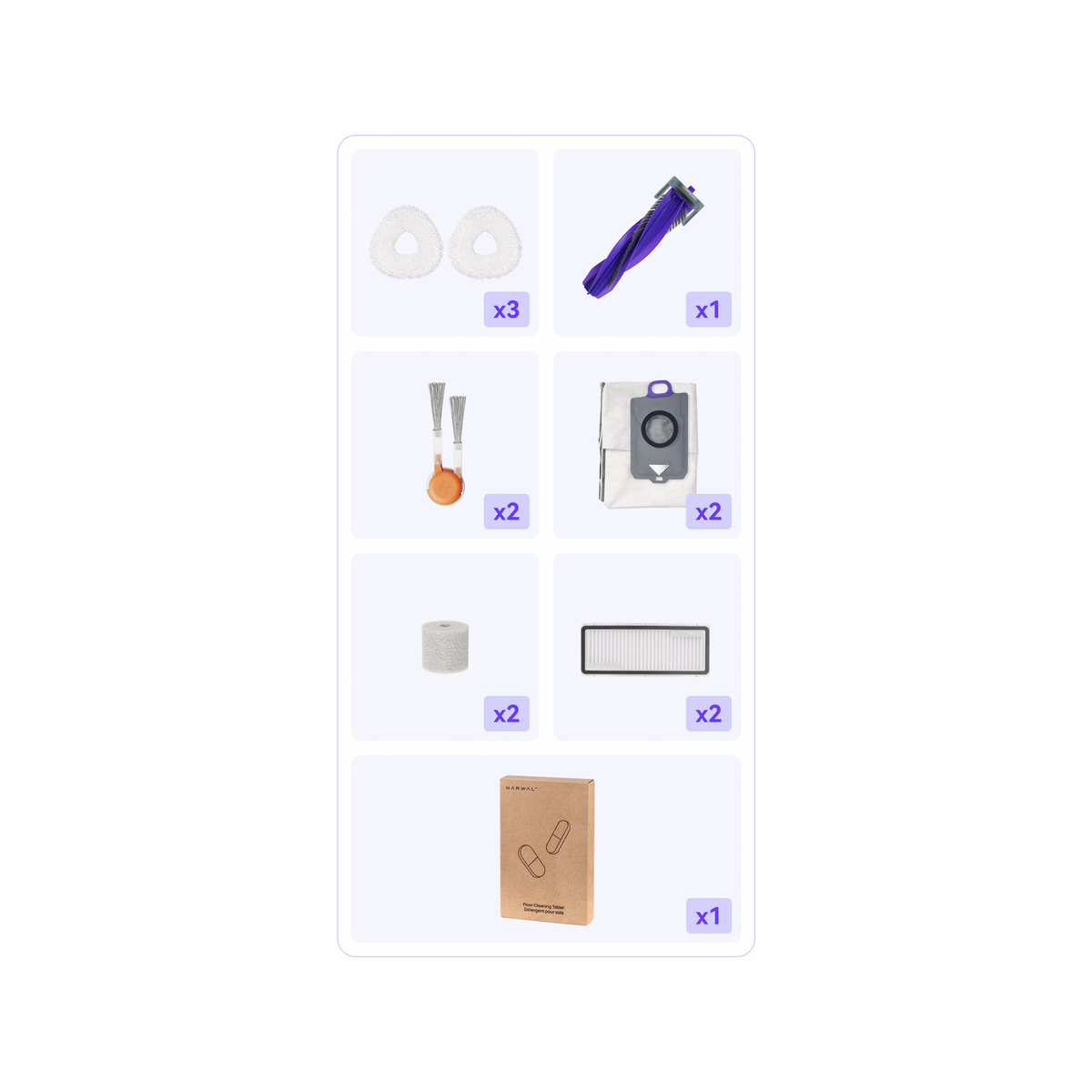 Narwal Accessories Pack for Freo X10 Pro