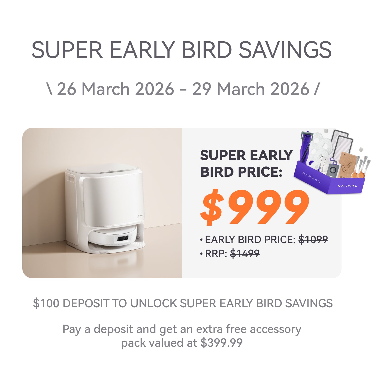 Narwal Freo X10 Pro - Robot Vacuum & Mop【X Series】